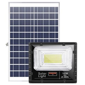 Đèn pha năng lượng mặt trời 100W JINDIAN JD-8800L